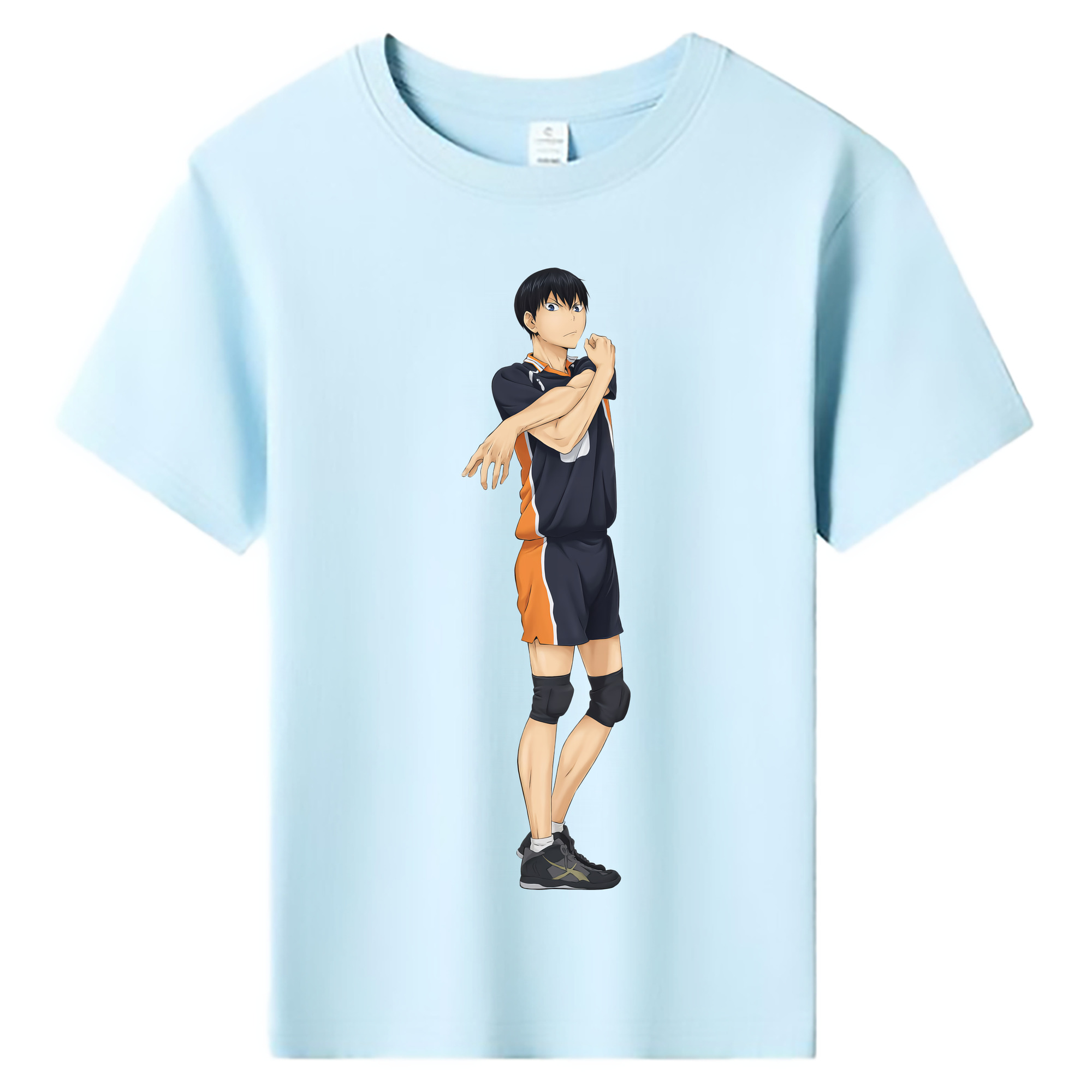 （画像用） ハイキュー!! Haikyu!! 綿100％キッズTシャツ（フロントプリント）
